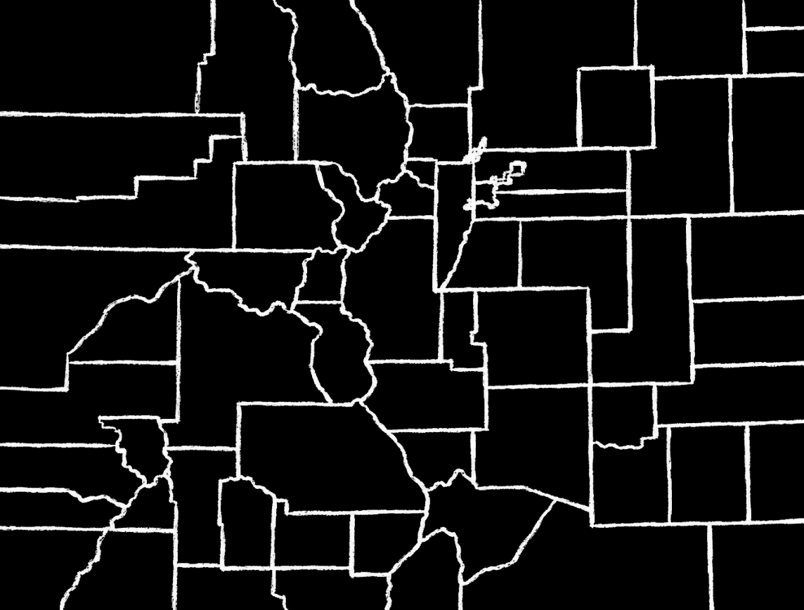 Colorado service map